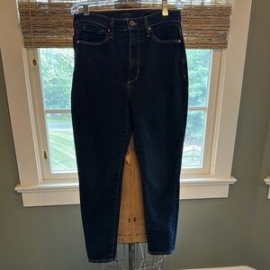 Banana Republic Dark Blue High Rise Skinny Jeans 28S